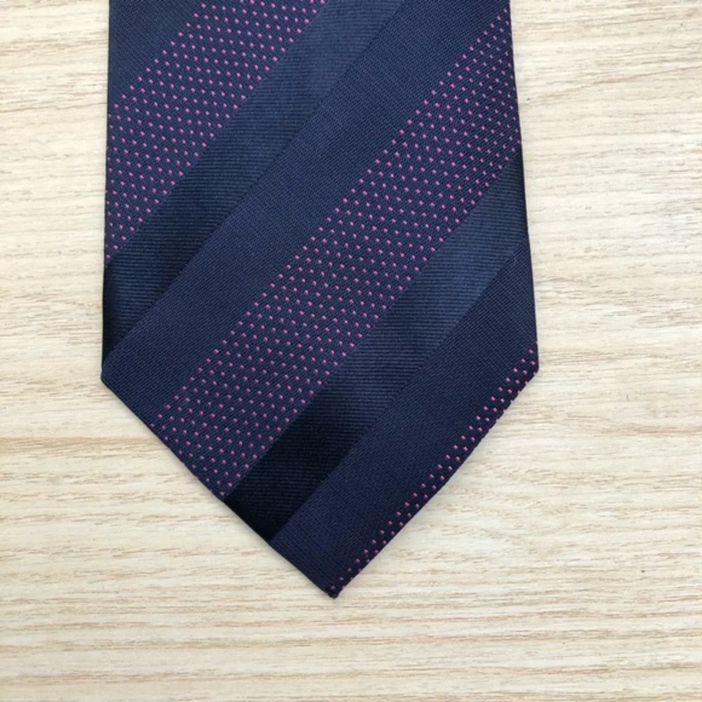 Mila Schön Silk Tie In Rich Dark Blue!